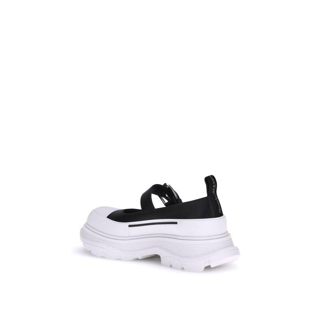 Sneakers en cuir et caoutchouc d'Alexander McQueen
