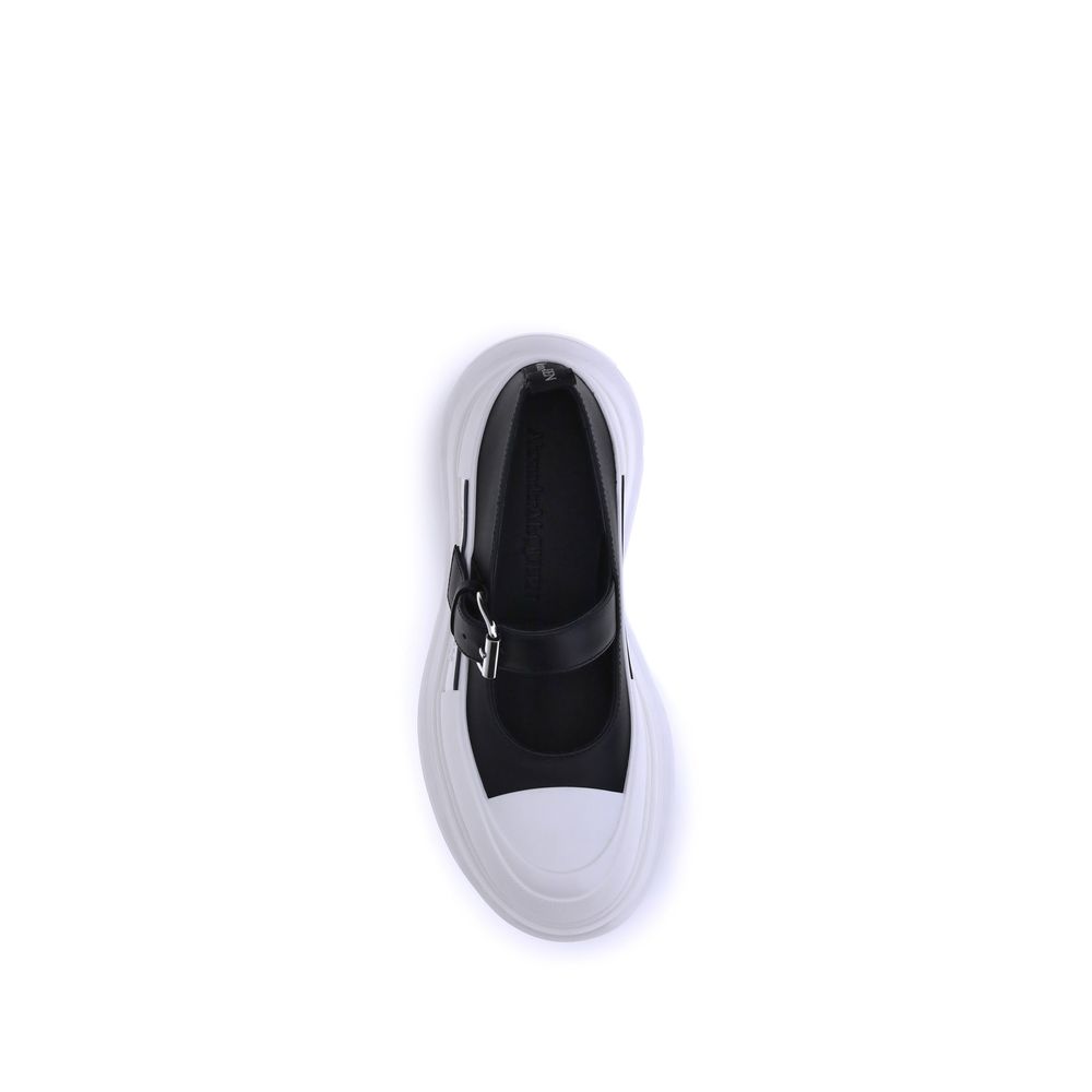 Sneakers en cuir et caoutchouc d'Alexander McQueen