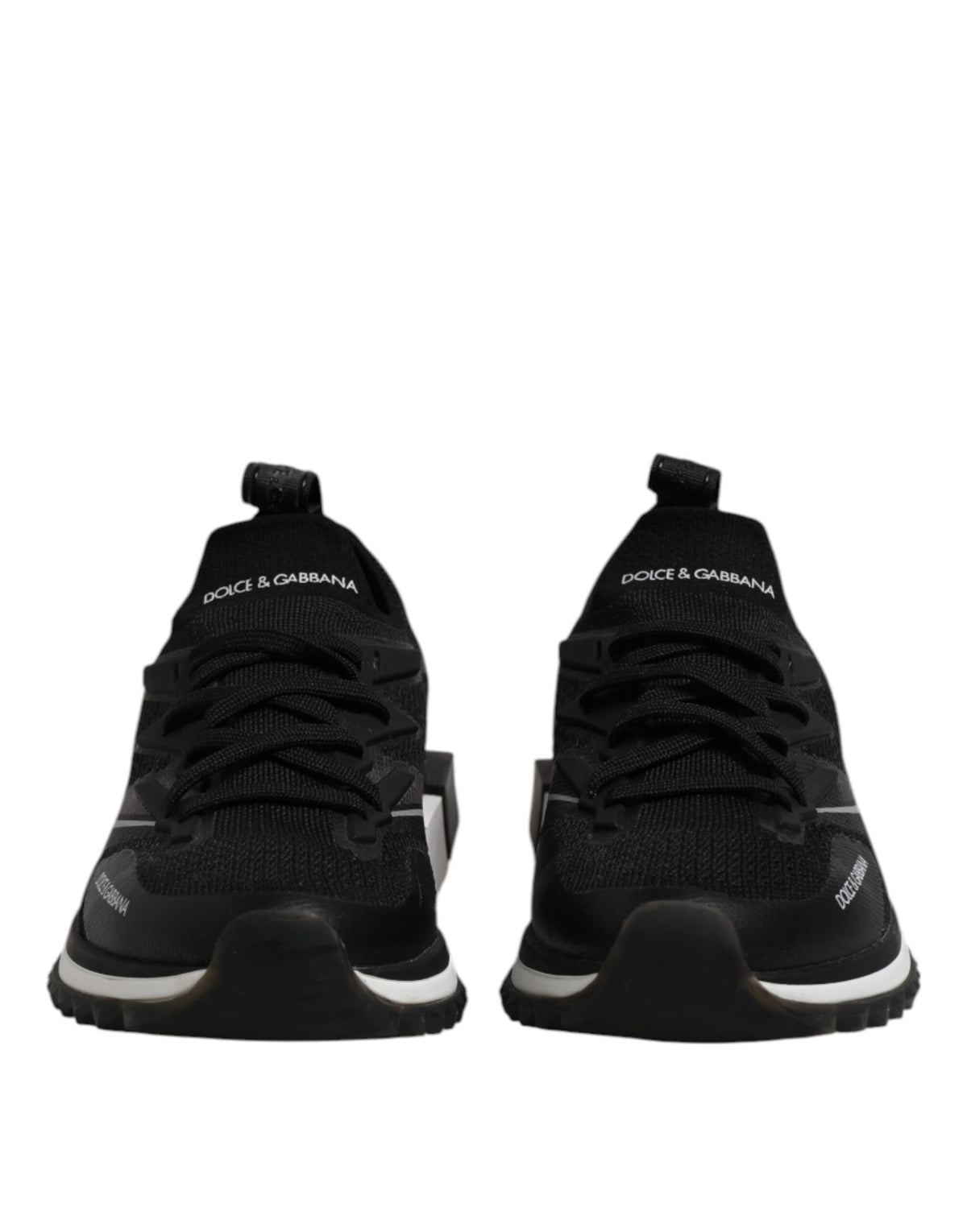 Dolce & Gabbana SORRENTO Black Sport Stretch Sneakers