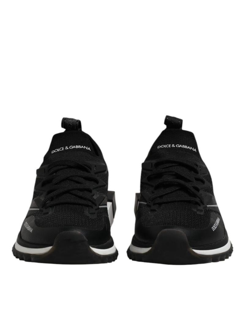 Dolce & Gabbana SORRENTO Black Sport Stretch Sneakers