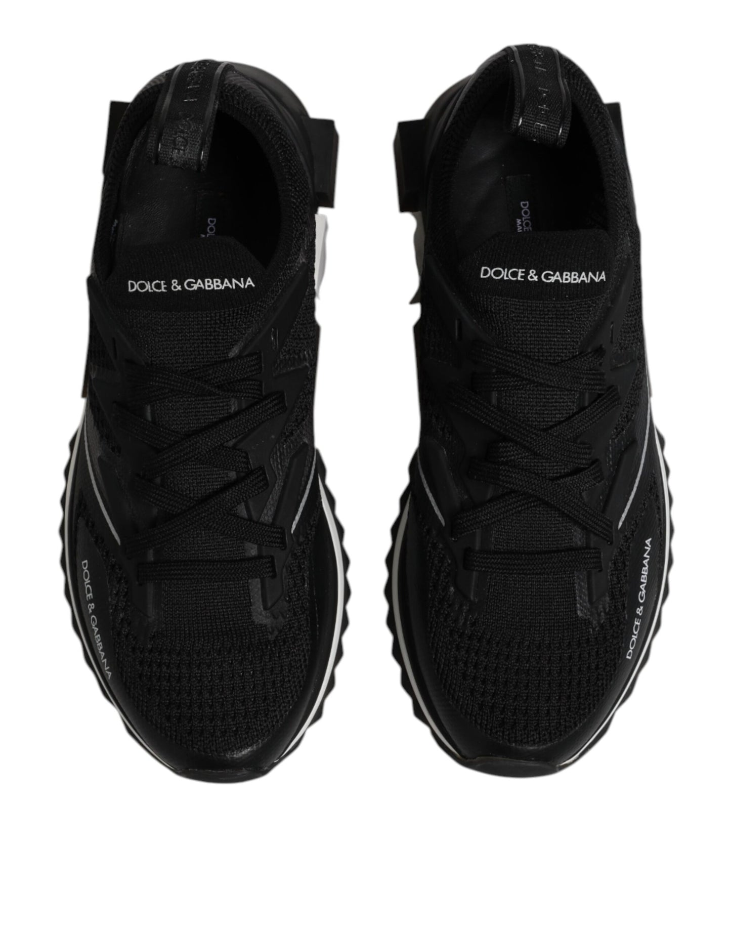 Dolce & Gabbana Black SORRENTO Sport Stretch Sneakers Shoes