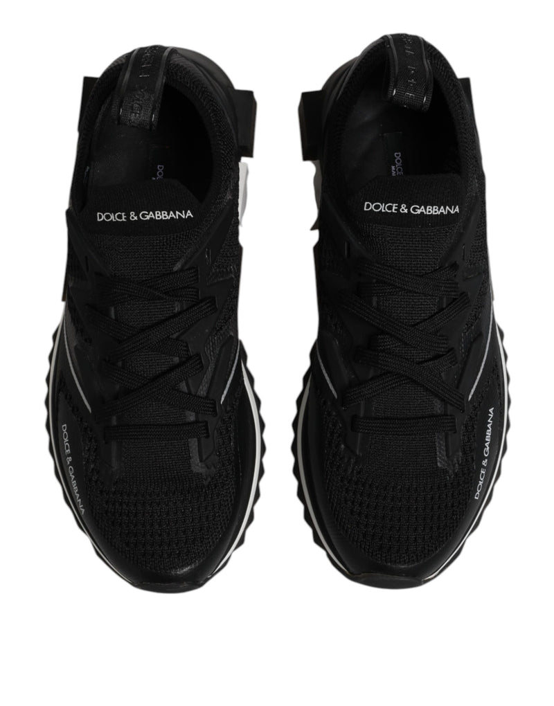 Dolce & Gabbana SORRENTO Black Sport Stretch Sneakers