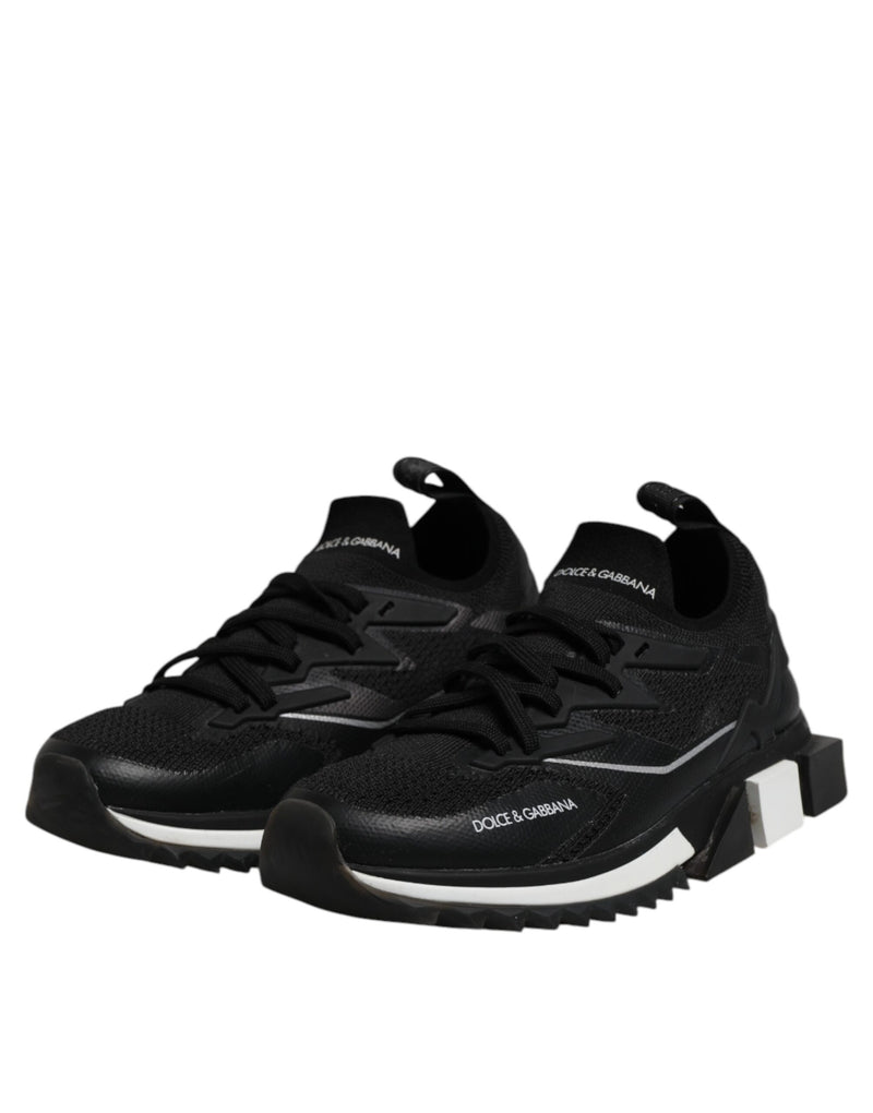 Dolce & Gabbana SORRENTO Black Sport Stretch Sneakers