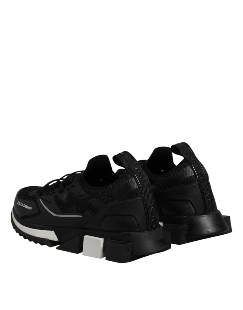 Dolce & Gabbana SORRENTO Black Sport Stretch Sneakers