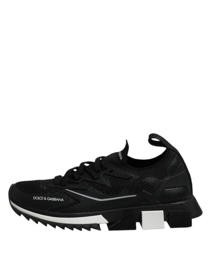 Dolce & Gabbana Black SORRENTO Sport Stretch Sneakers Shoes