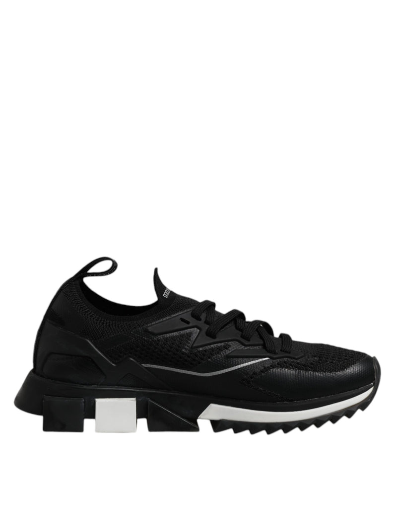 Dolce & Gabbana SORRENTO Black Sport Stretch Sneakers