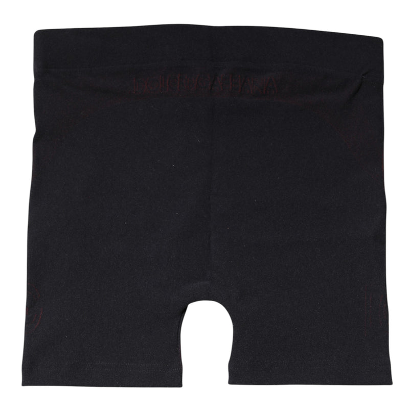 Dolce & Gabbana Black Nylon Stretch Boxer Shorts