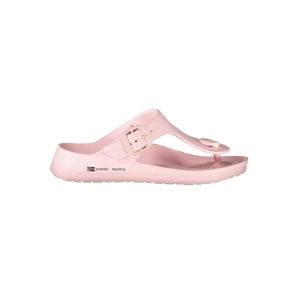 Norway 1963 Pink Plastic Women Sandal - Trendy Flip-Flops for Summer