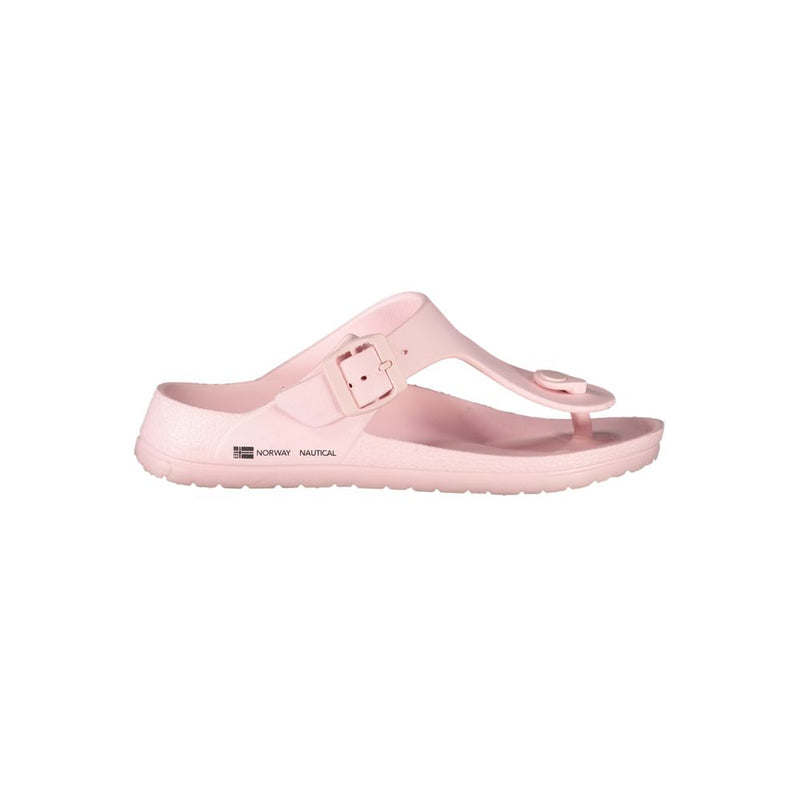 Norway 1963 Pink Plastic Women Sandal - Trendy Flip-Flops for Summer