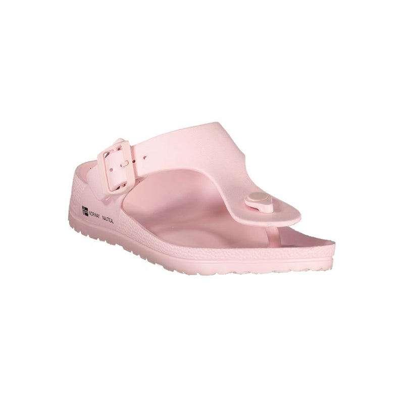 Norway 1963 Pink Plastic Women Sandal - Trendy Flip-Flops for Summer