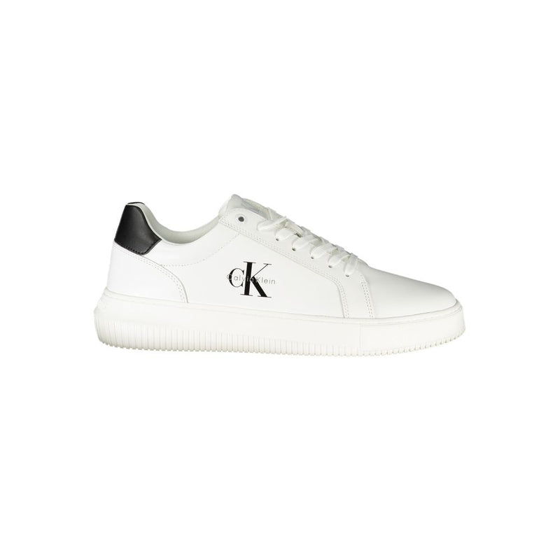 Calvin Klein White Leather Men Sneaker - Urban Chic Footwear