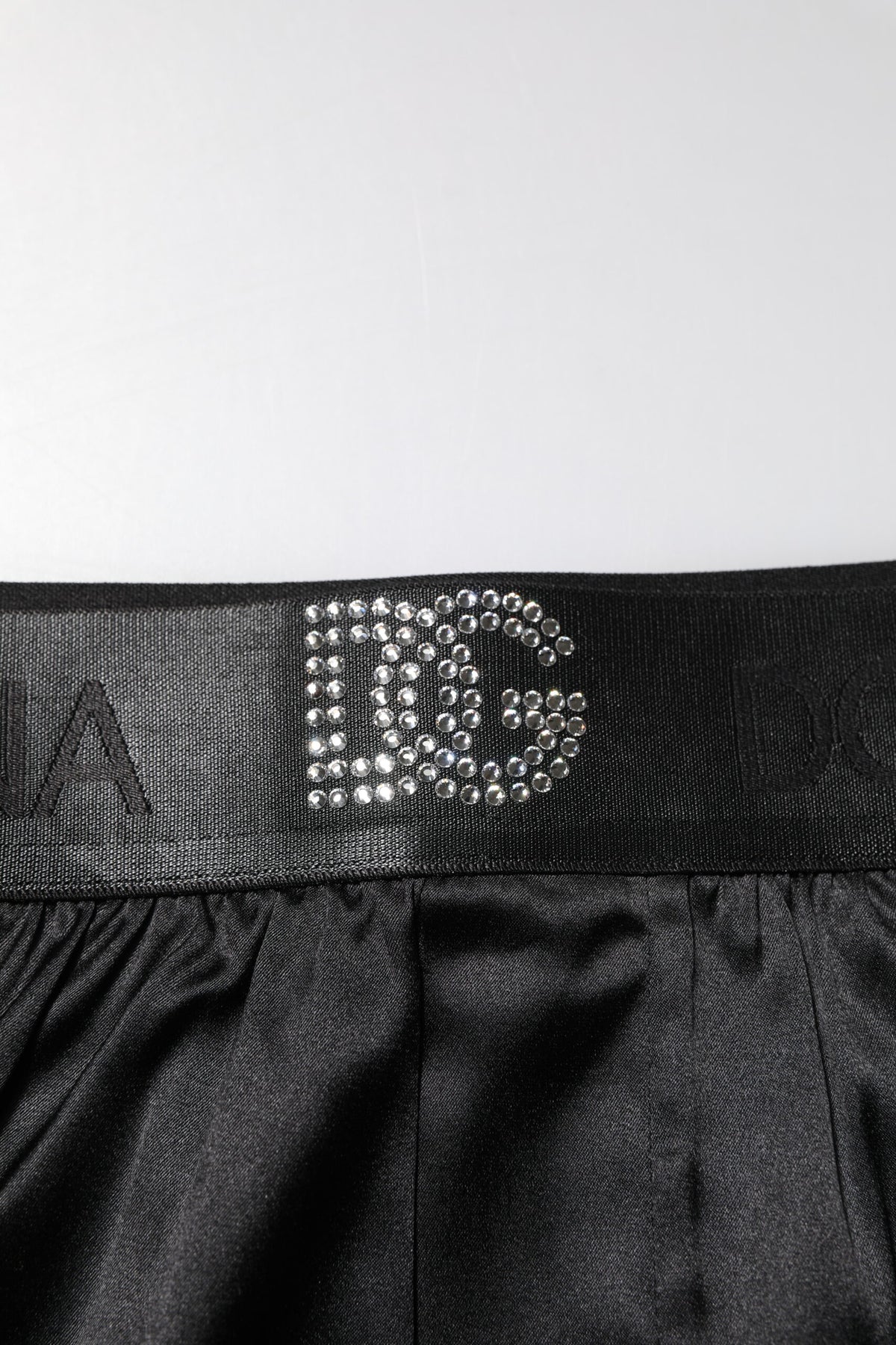 Dolce & Gabbana Black Logo Waist Regular Boxer Shorts