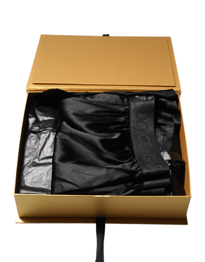 Dolce & Gabbana Black Logo Waist Regular Boxer Shorts