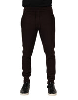 Pantalon de jogging en cachemire brun pour homme de Dolce &amp; Gabbana