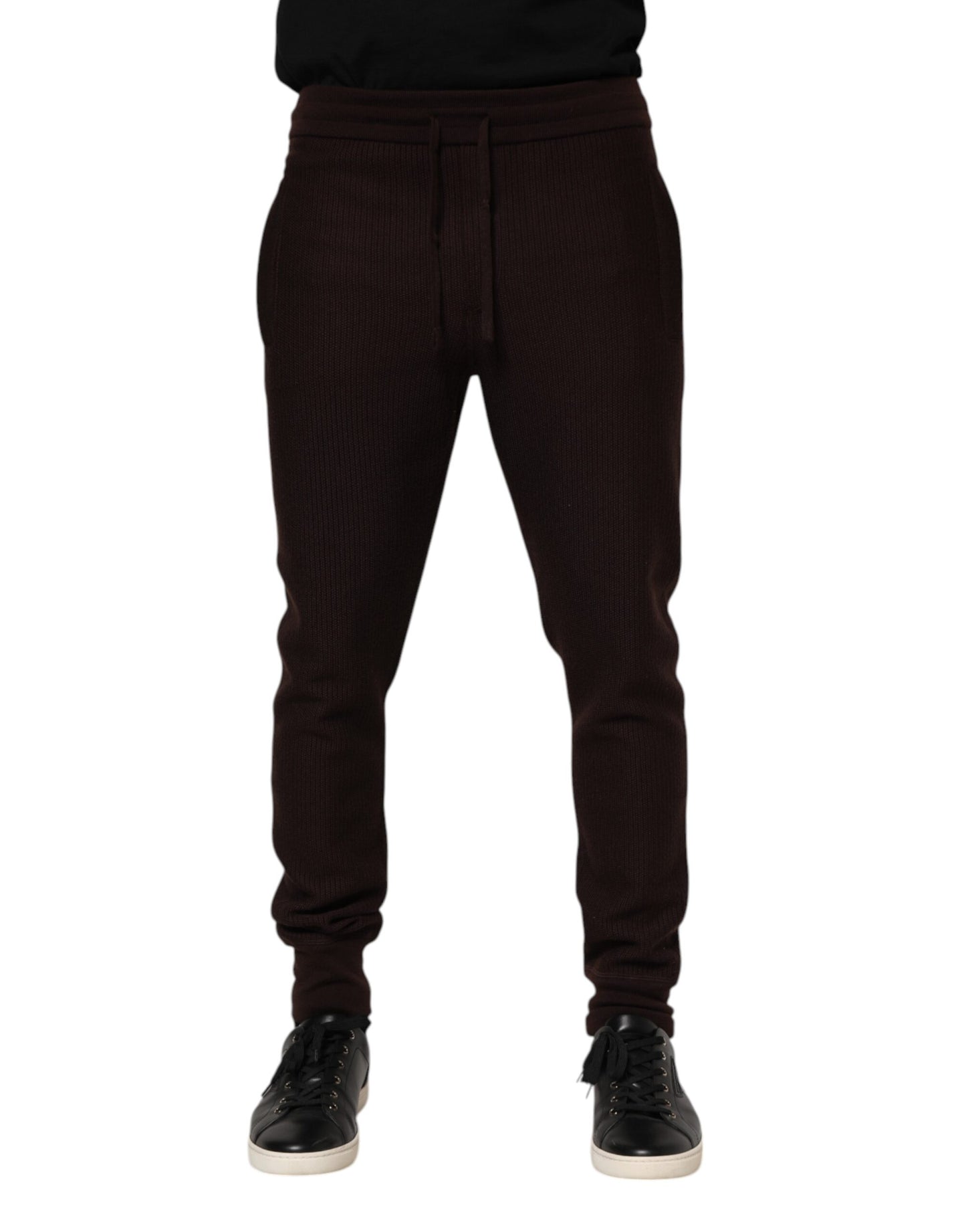 Pantalon de jogging en cachemire brun pour homme de Dolce &amp; Gabbana