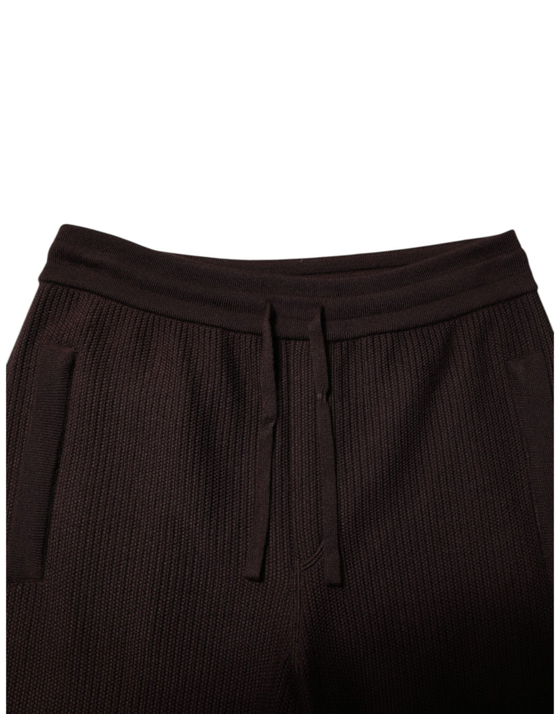 Pantalon de jogging en cachemire brun pour homme de Dolce &amp; Gabbana