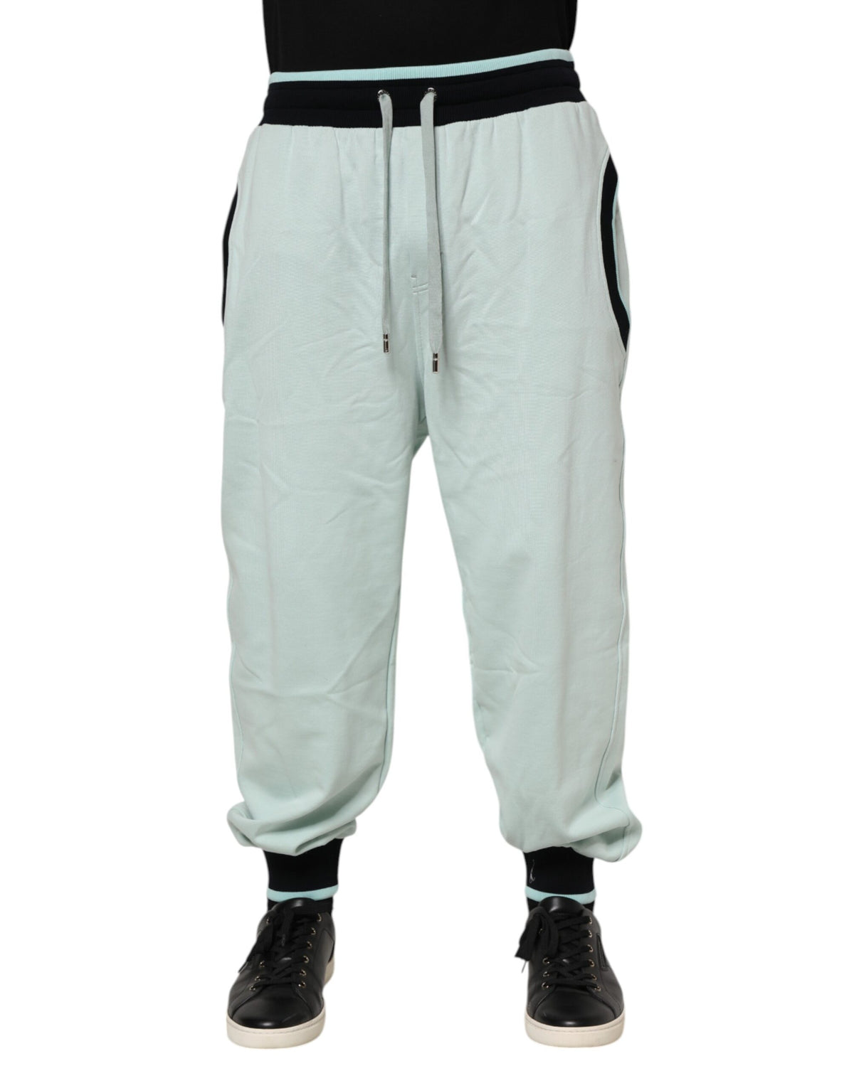 Pantalon de jogging en coton vert clair pour homme Dolce &amp; Gabbana