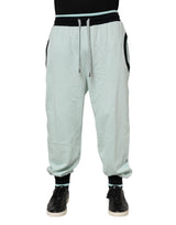 Pantalon de jogging en coton vert clair pour homme Dolce &amp; Gabbana