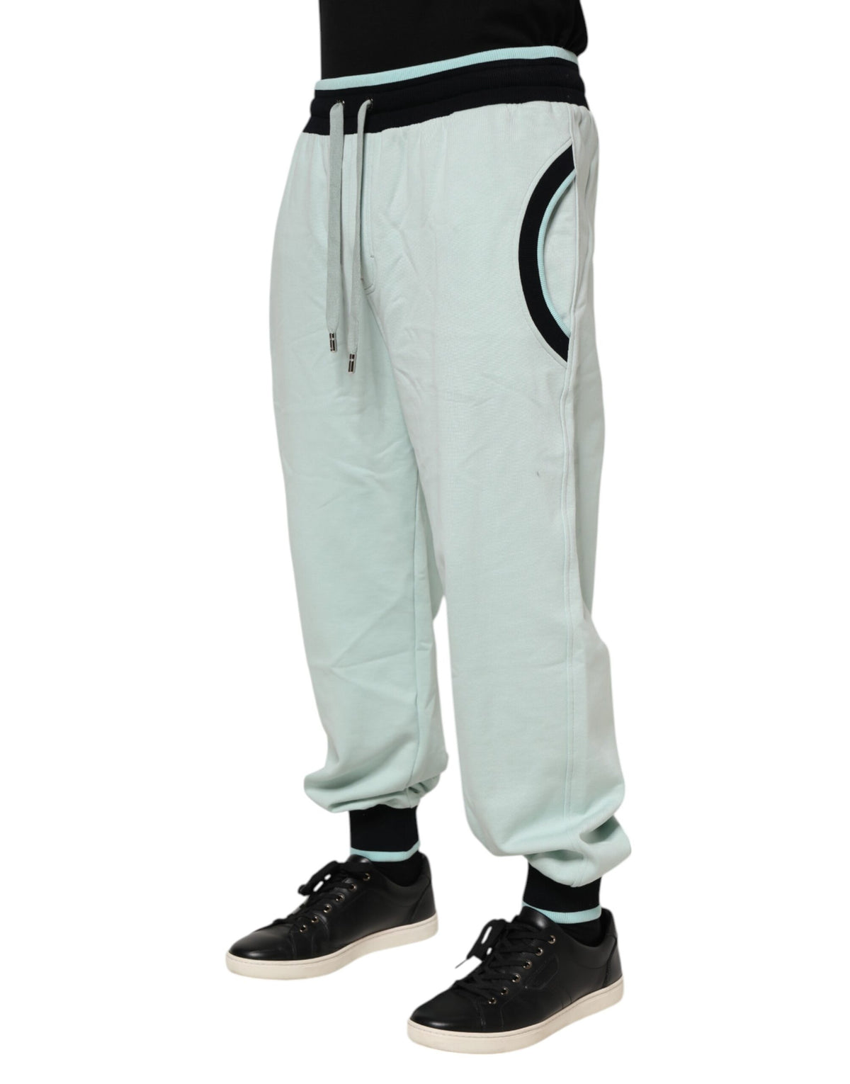Pantalon de jogging en coton vert clair pour homme Dolce &amp; Gabbana