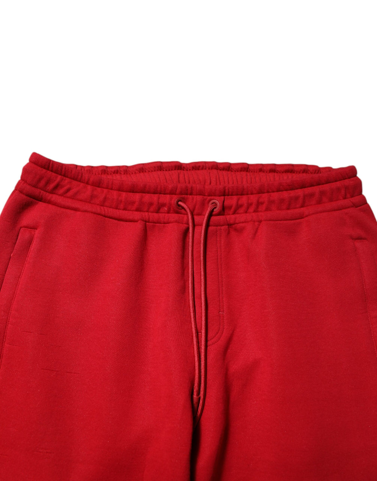 Sweat-pants jogging homme en coton rouge avec logo Dolce &amp; Gabbana