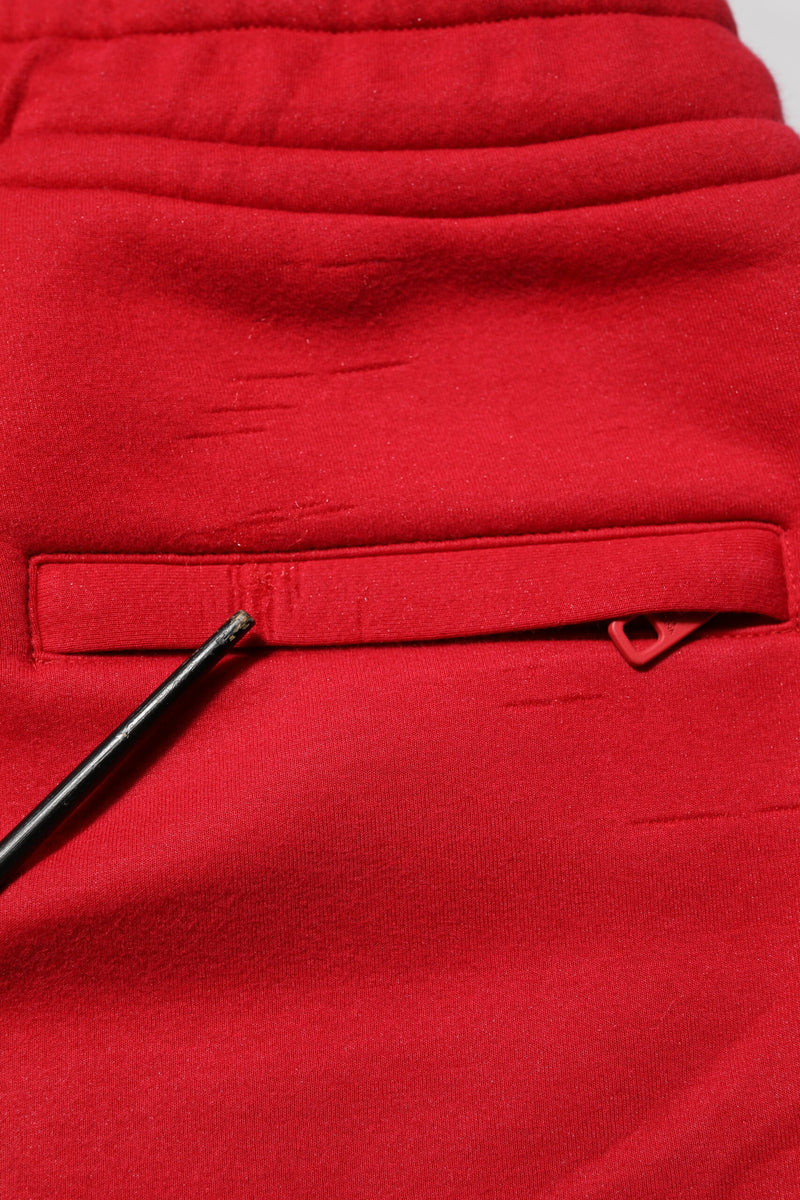 Sweat-pants jogging homme en coton rouge avec logo Dolce &amp; Gabbana
