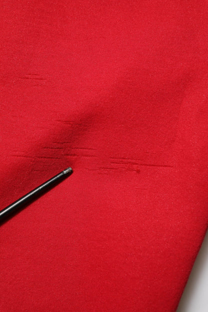 Dolce & Gabbana Red Cotton Logo Jogger Men Sweatpants Pants