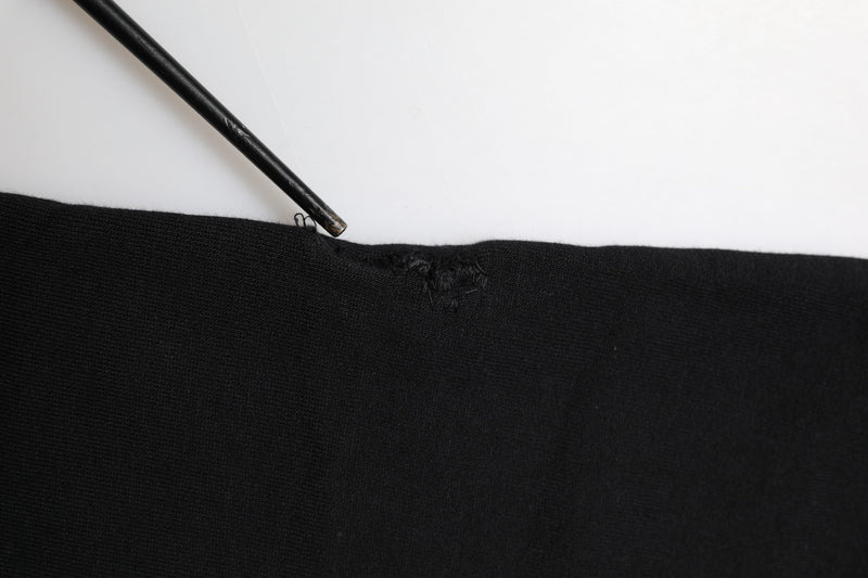 Dolce & Gabbana Black Cotton Crown Jogger Sweatpants Pants