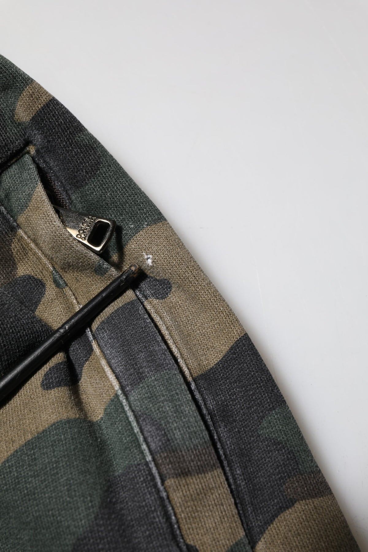 Pantalon de jogging homme en coton marron camouflage Dolce &amp; Gabbana