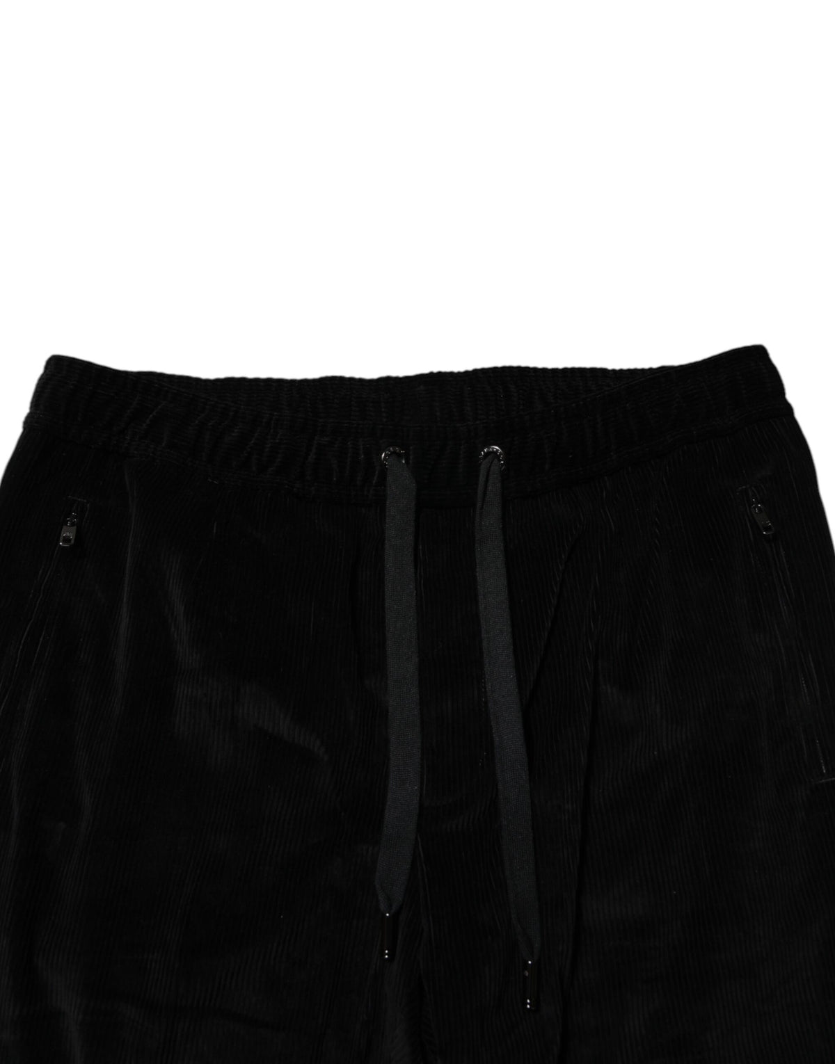 Pantalon de jogging en coton noir pour homme Dolce &amp; Gabbana