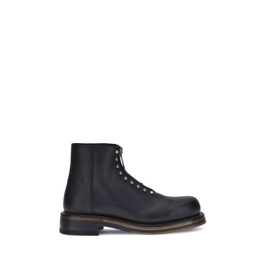 Bottes de cheville en cuir clouté Alexander McQueen