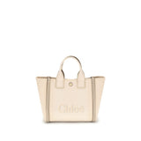 Chloé Carry Tote Bag - Stylish Cotton and Leather Accessory
