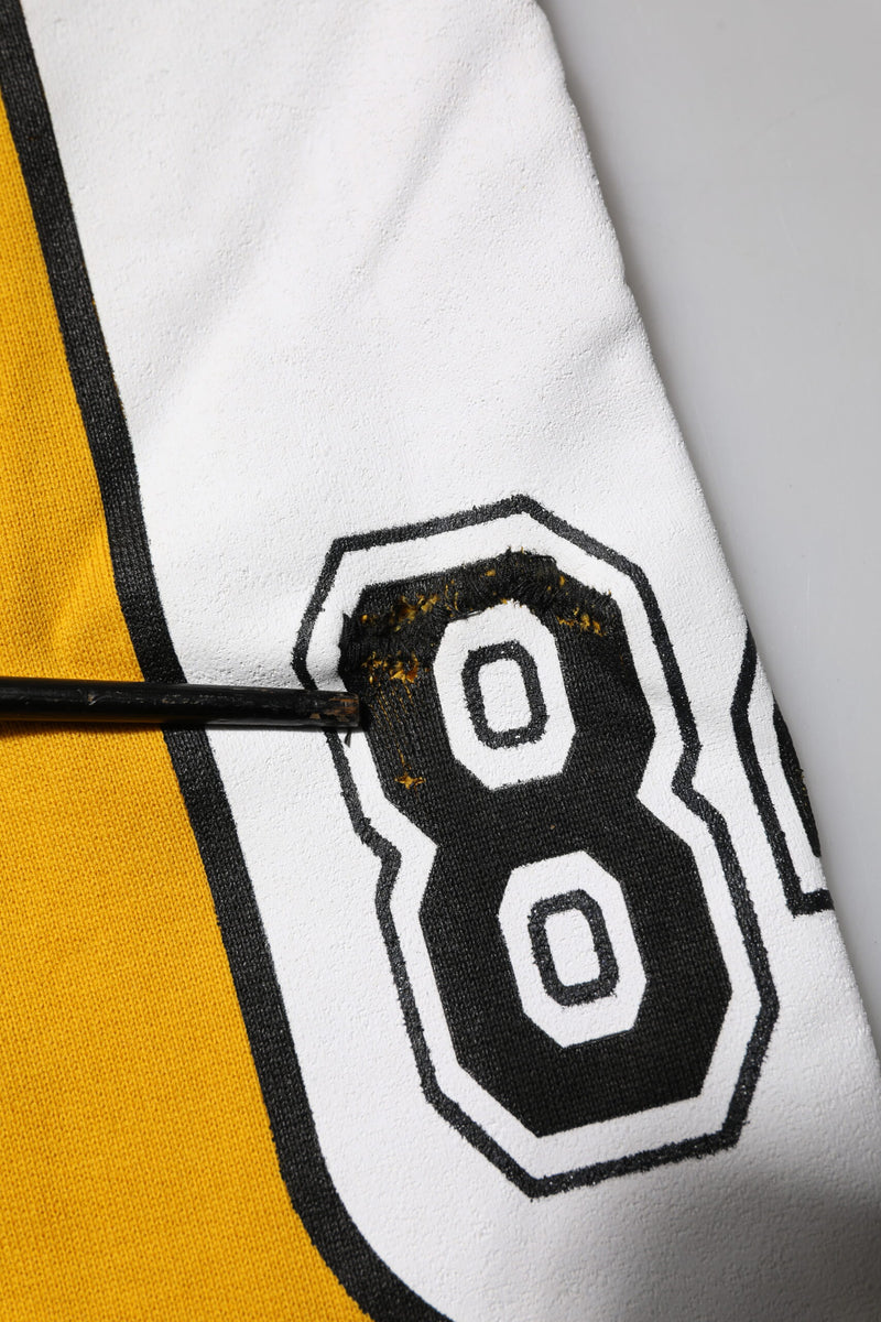 Pantalon de jogging en coton jaune avec cordon de serrage de Dolce &amp; Gabbana
