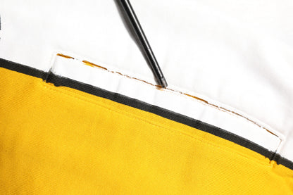 Pantalon de jogging en coton à cordon de serrage avec imprimé jaune de Dolce & Gabbana