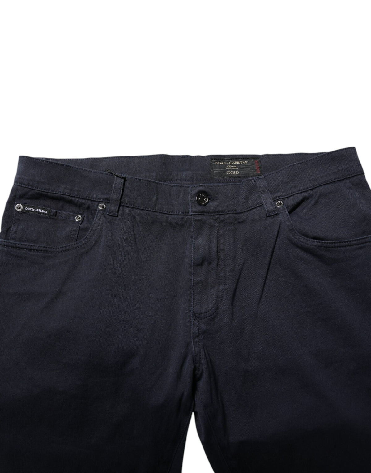 Jeans en coton bleu à coupe fuselée de Dolce &amp; Gabbana