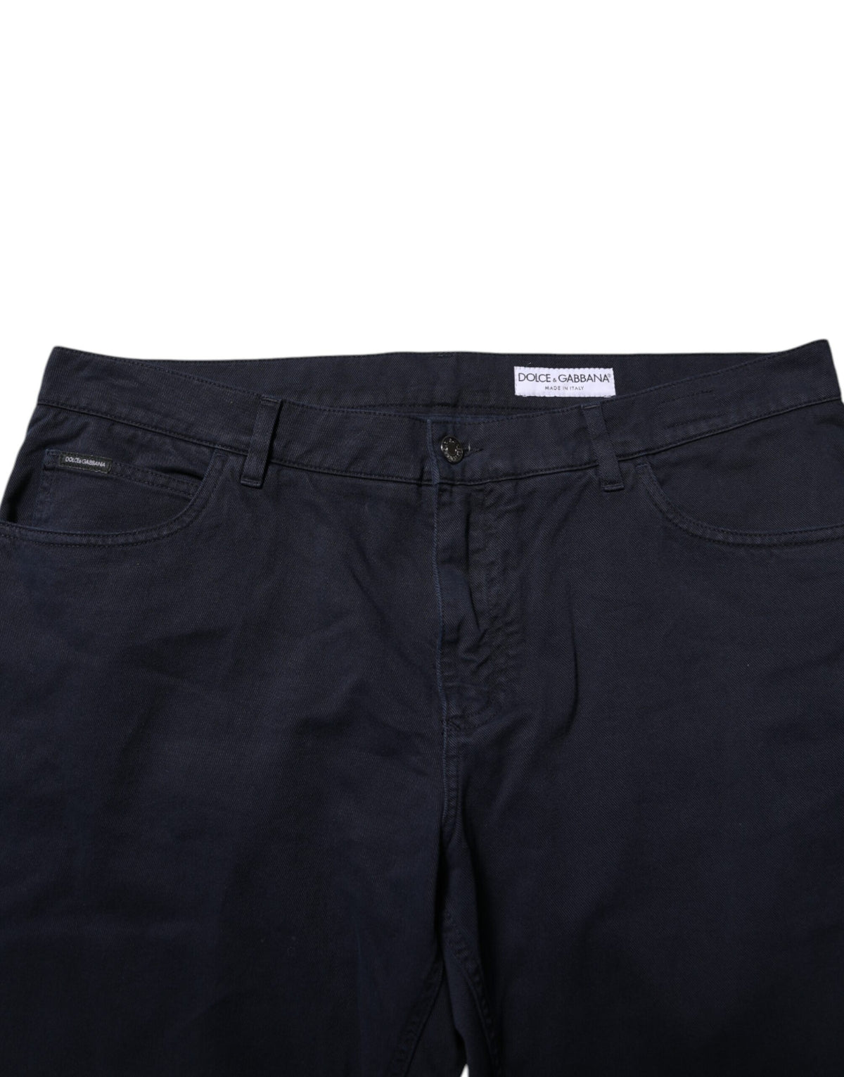 Jeans en coton noir à coupe fuselée de Dolce &amp; Gabbana