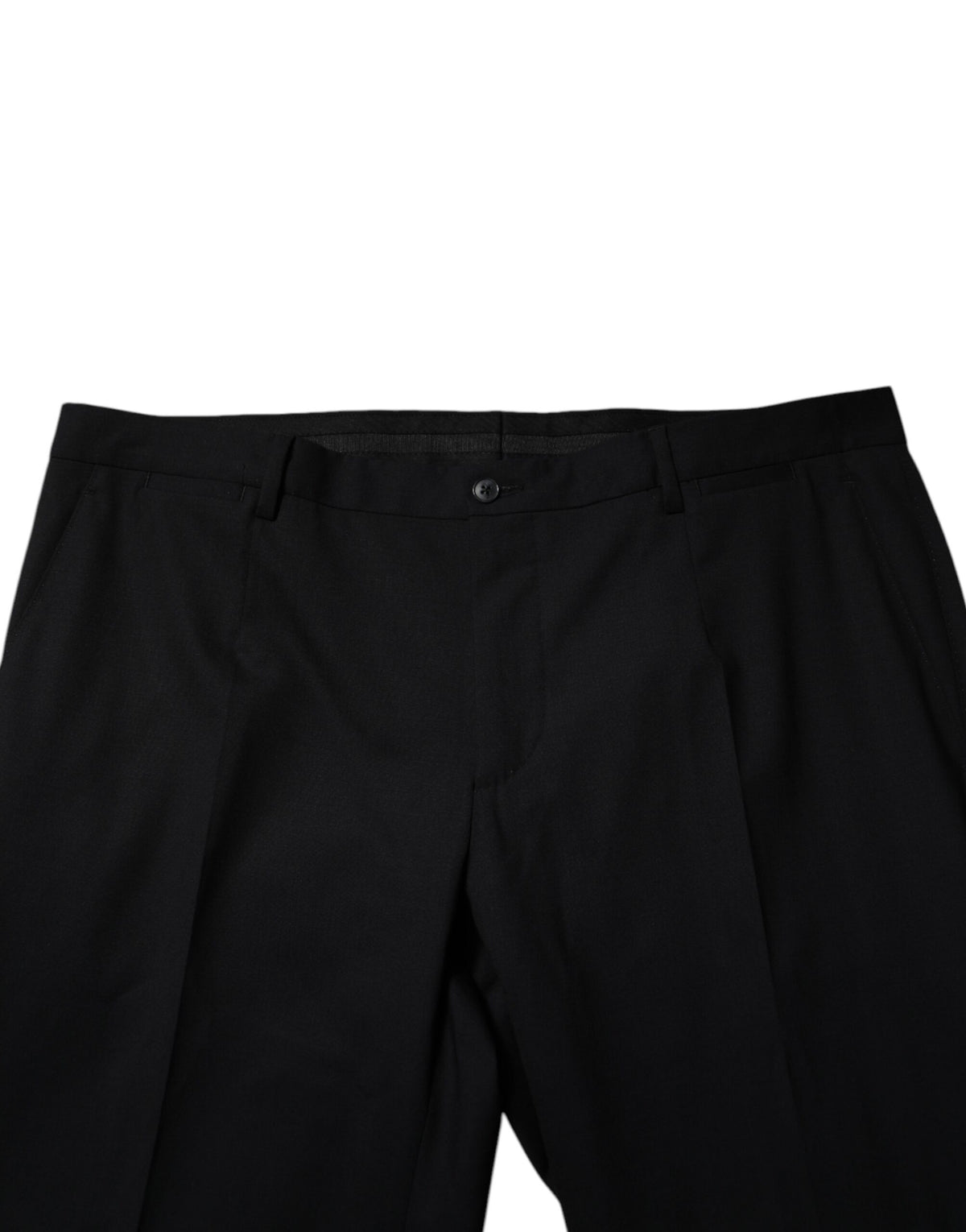 Pantalon tailleur noir en laine de Dolce &amp; Gabbana