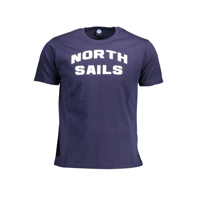 North Sails Blue Cotton T-Shirt - Stylish and Comfortable