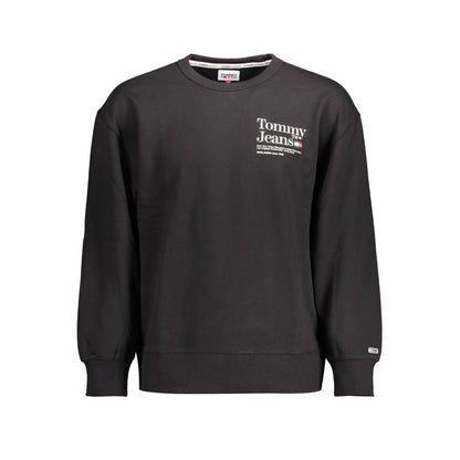 Tommy Hilfiger Black Cotton Men Sweater