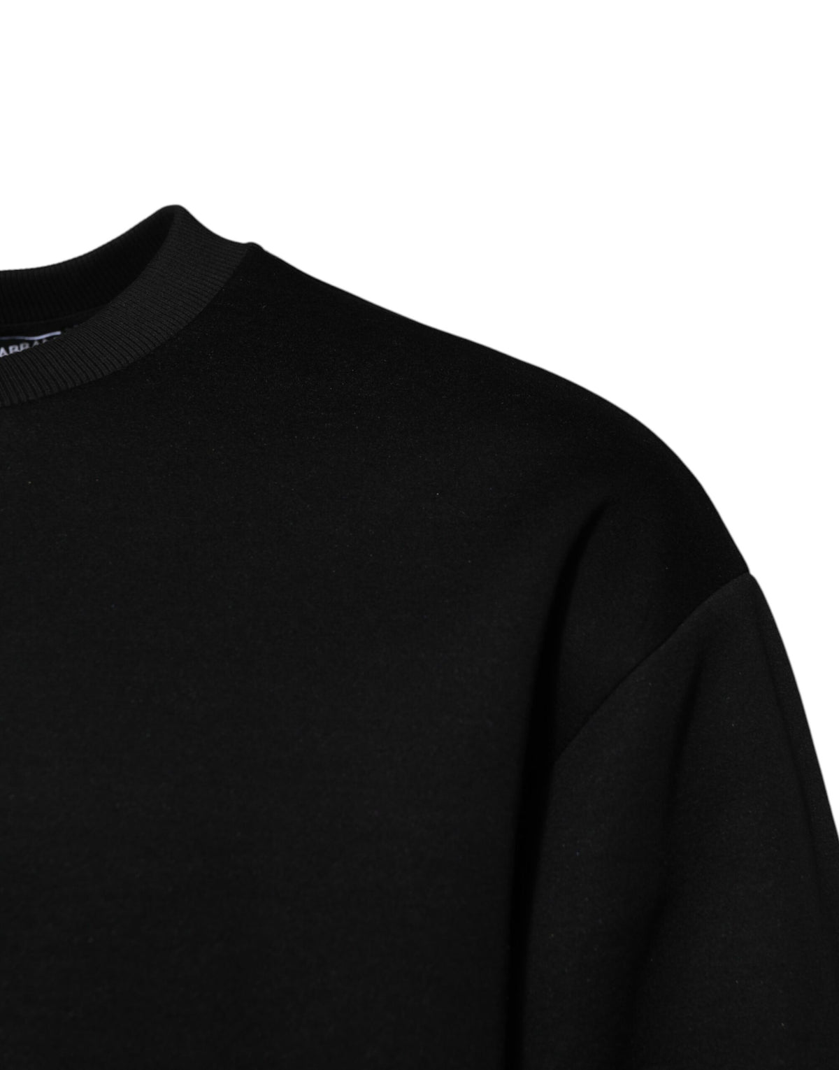 Pull en modal noir avec plaque DG logo de Dolce &amp; Gabbana