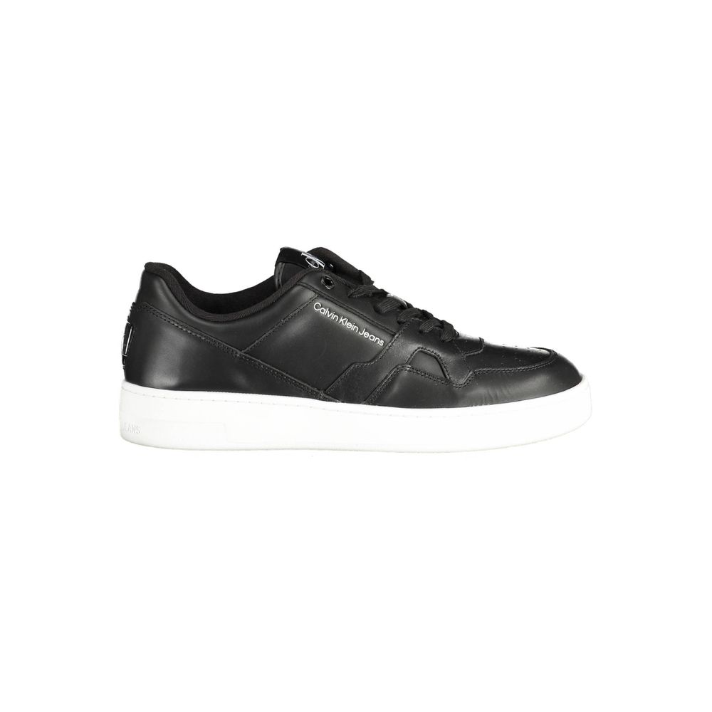 Calvin Klein Black Polyester Sneaker for Men - Écologique et Élégant
