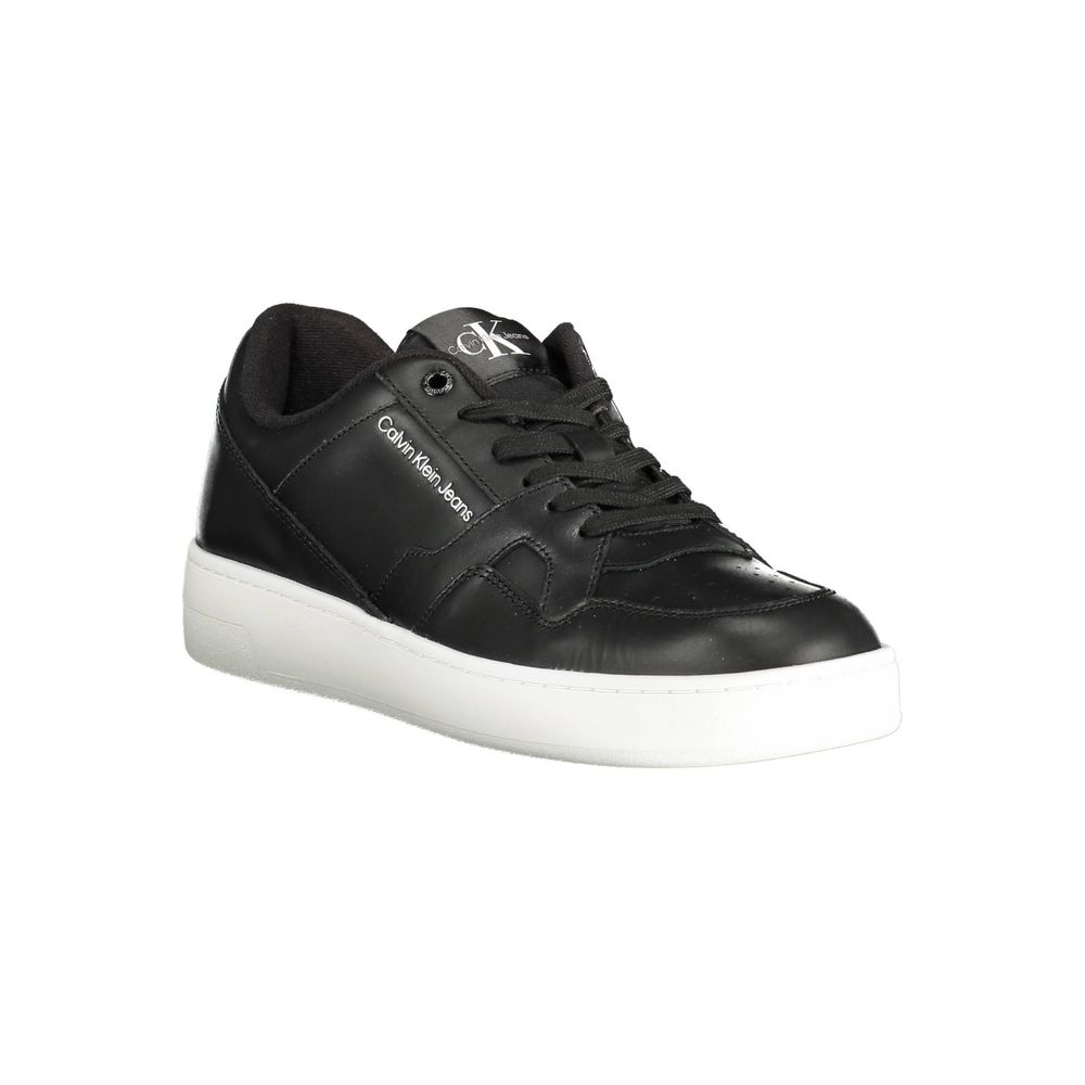 Calvin Klein Black Polyester Sneaker for Men - Écologique et Élégant