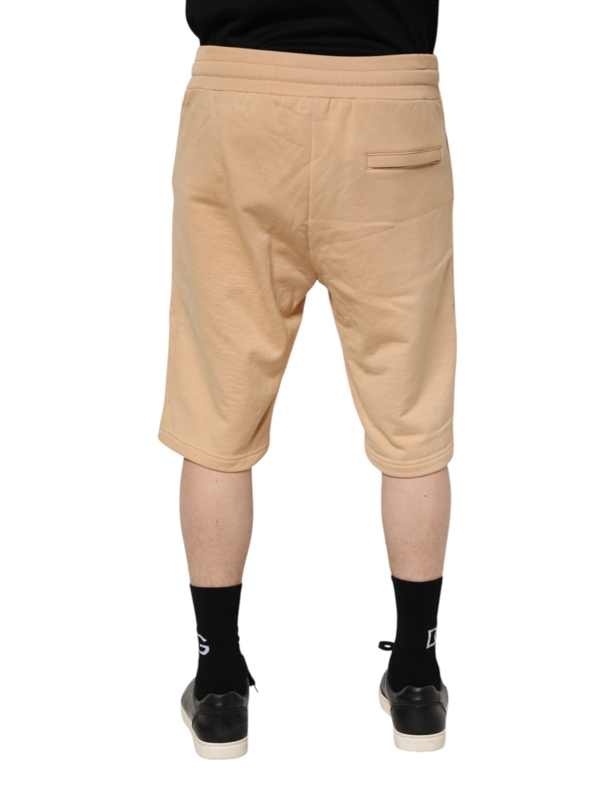 Shorts Bermuda en coton jaune pour homme de Dolce &amp; Gabbana