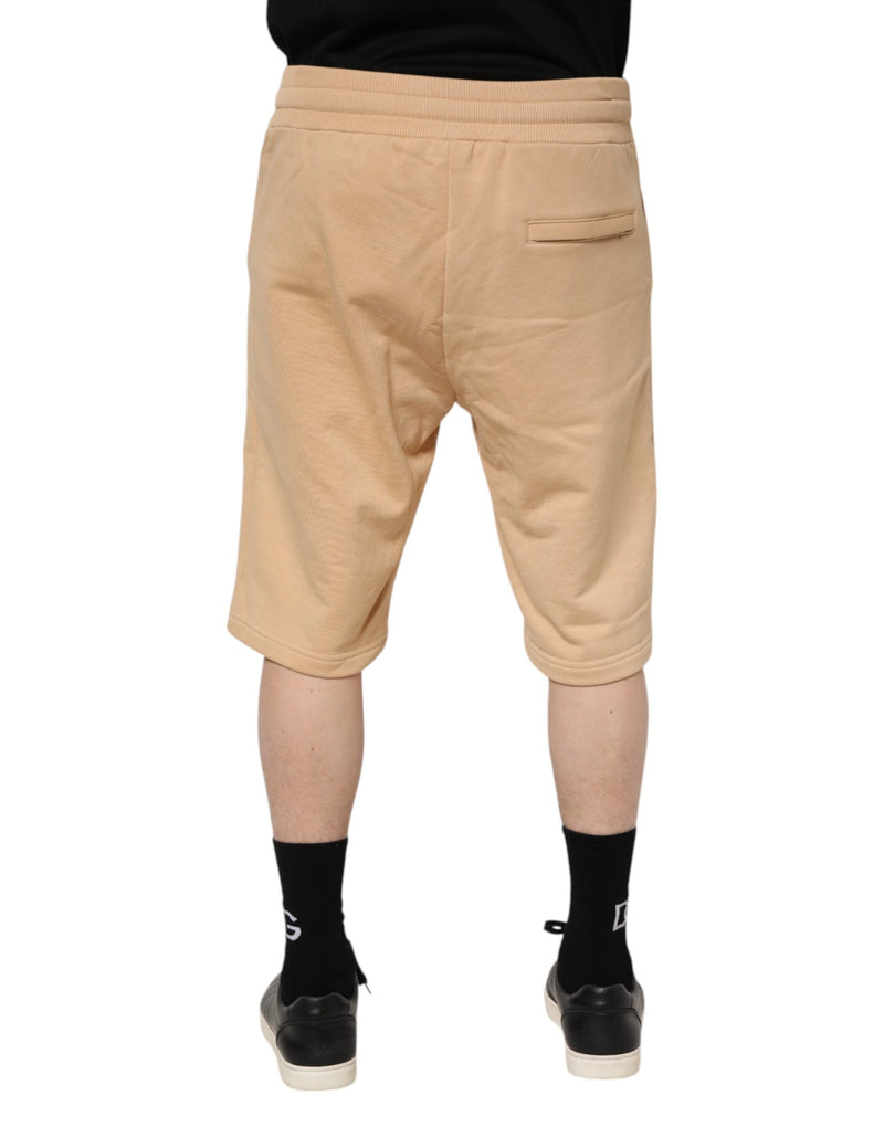 Shorts Bermuda en coton jaune pour homme de Dolce &amp; Gabbana