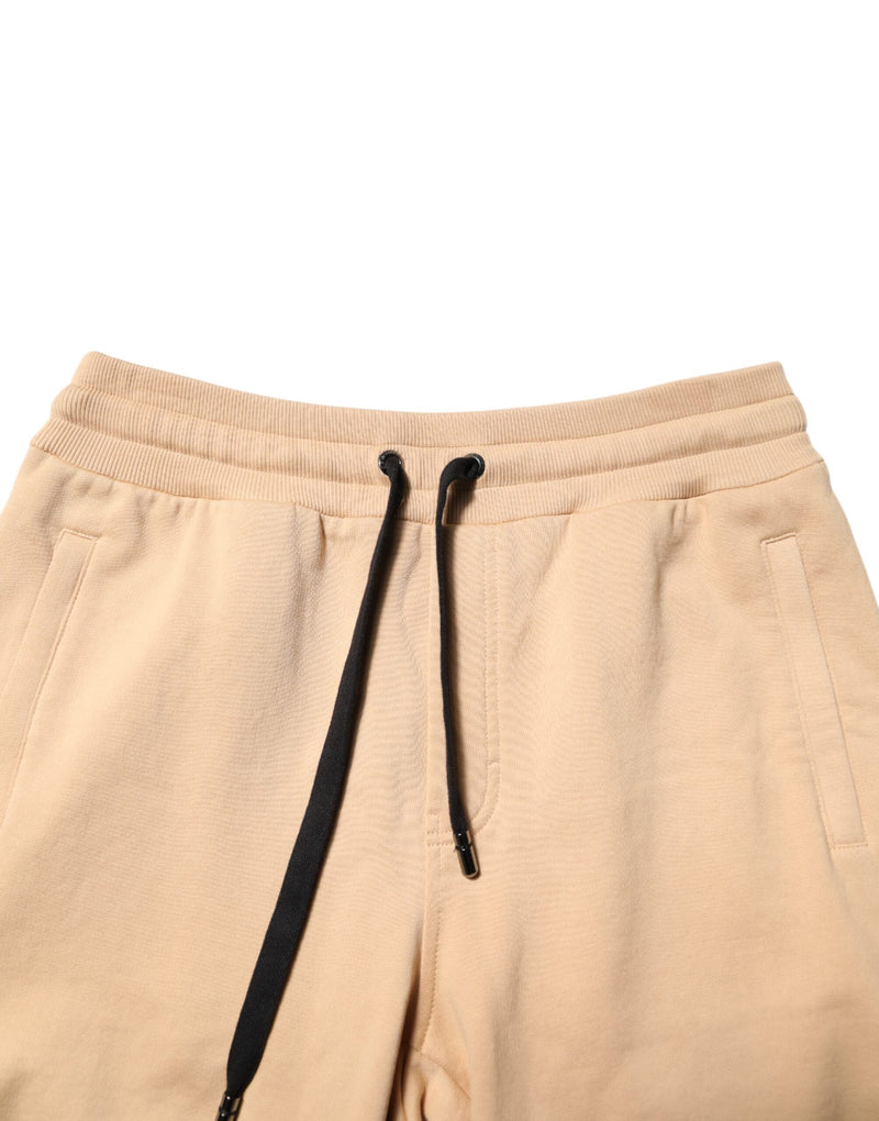 Shorts Bermuda en coton jaune pour homme de Dolce &amp; Gabbana