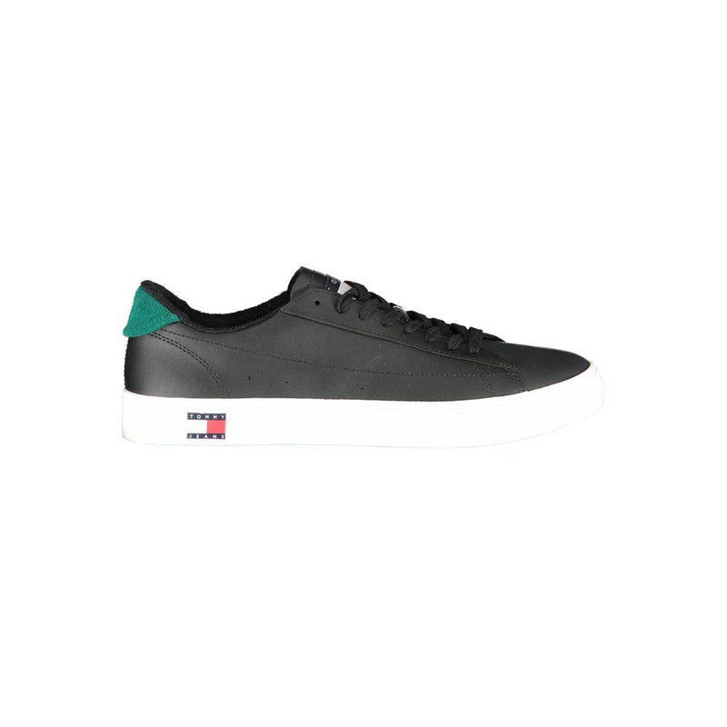 Tommy Hilfiger Black Polyester Sneaker for Men