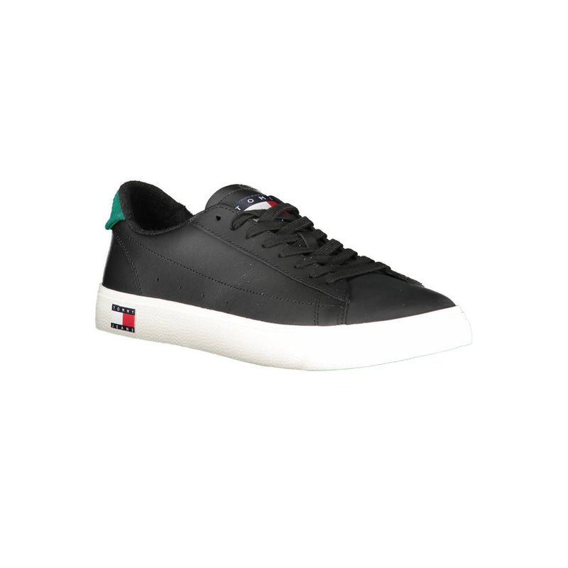 Tommy Hilfiger Black Polyester Sneaker for Men