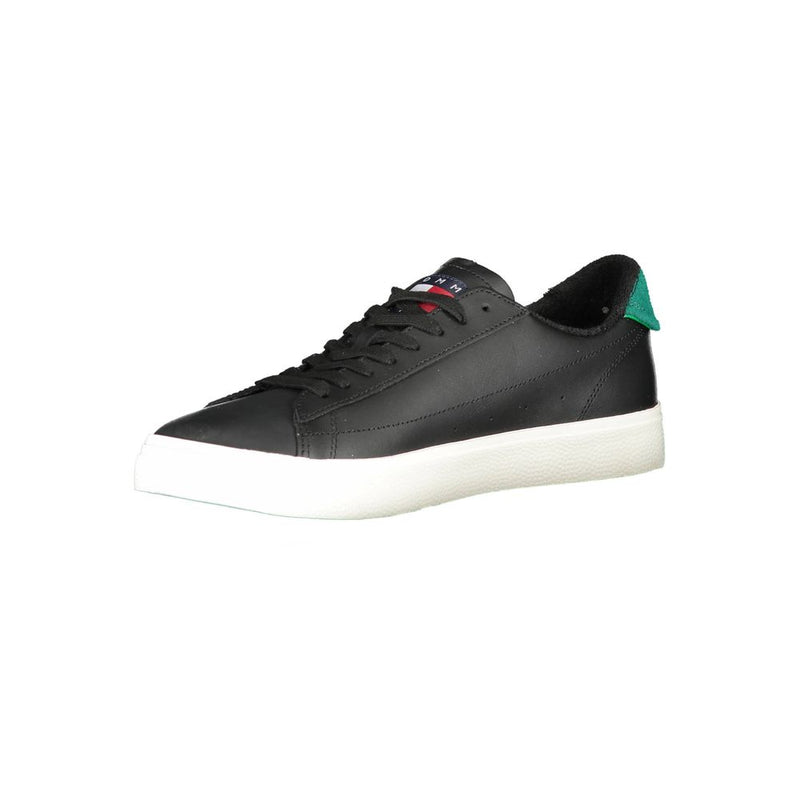 Tommy Hilfiger Black Polyester Sneaker for Men