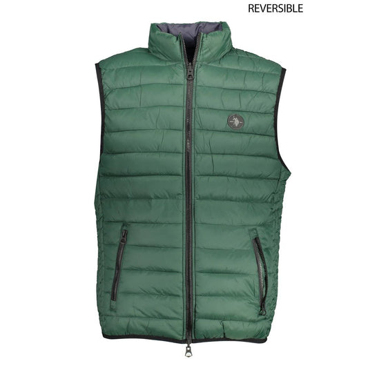 Veste verte en nylon pour homme de la marque US POLO ASSN.