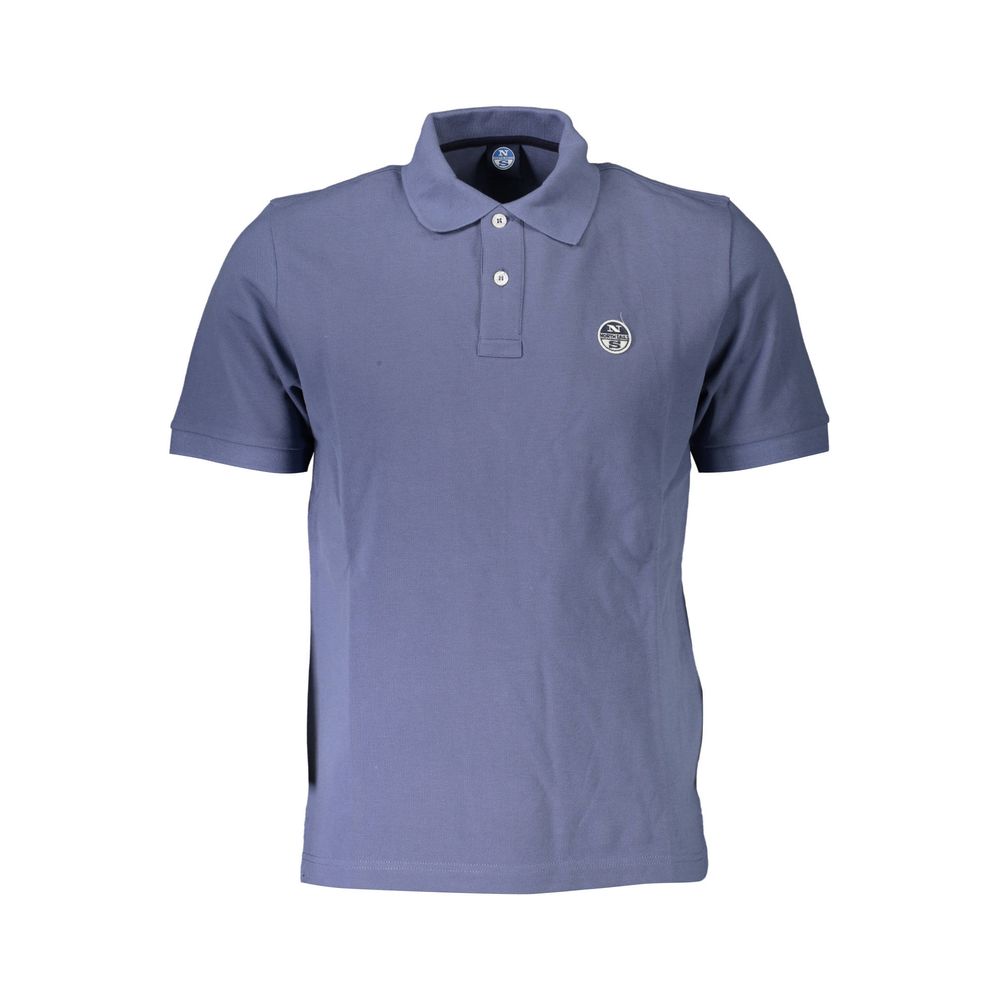 North Sails Polo Shirt en Coton Bleu pour Homme