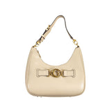 Guess Jeans Beige Polyethylene Handbag - Versatile & Chic